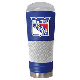 NHL New York Rangers DRAFT Powder Coated Stainless Steel Tumbler