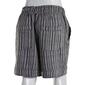 Womens Royalty 5in. Cuffed Stripe Shorts w/Pockets-Black - image 2