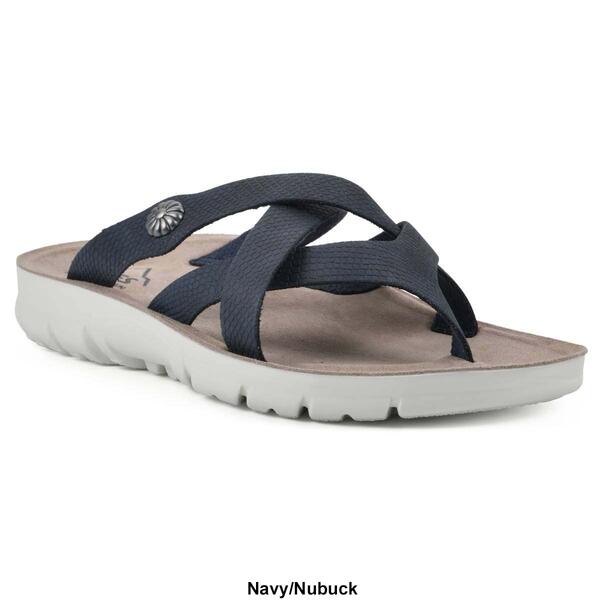 Womens Cliffs by White Mountain Banksy Slide Strappy Sandals