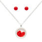 July Mini Birthstone Shaker Necklace & Earring Set - image 1
