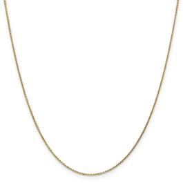 Unisex Gold Classics&#8482; .95mm. 14k Diamond Cut Cable 14in. Necklace