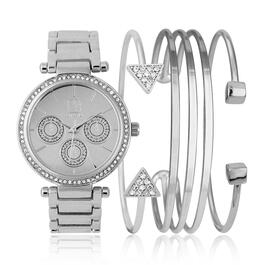 Daisy Fuentes Analog Watch and Bracelet Set - DF130SL