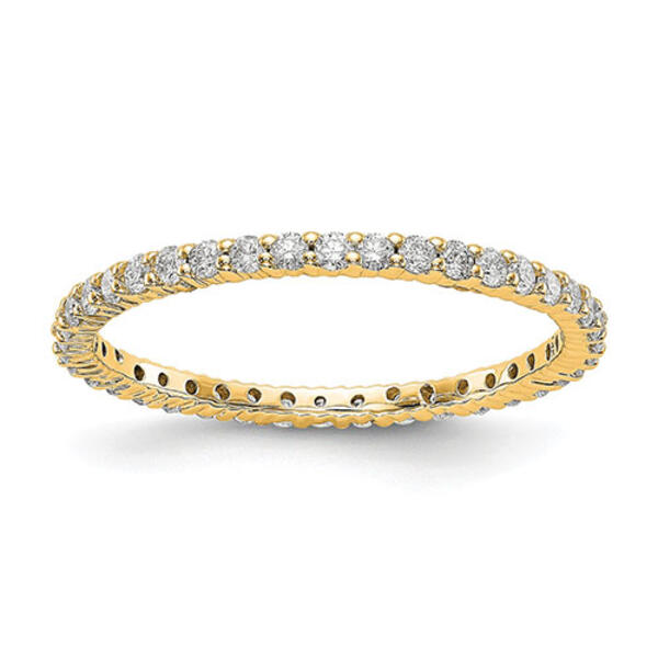Endless Affection&#40;tm&#41; 14kt. Yellow Gold Prong Eternity Band - image 