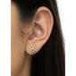 Radiant Rainbow&#8482; 1/2ctw. Green Diamond Quad Stud Earrings - image 4