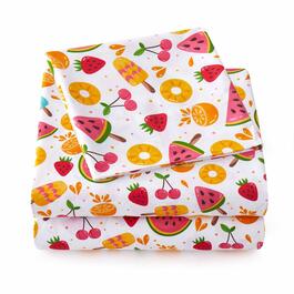 Sweet Home Collection Kids Fun & Colorful Fruity Fun Sheet Set