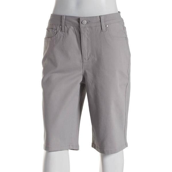 Plus Size Tailormade 5 Pocket 11in. Bermuda Shorts - image 