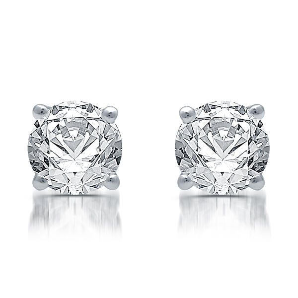 Nova Star&#40;R&#41; Lab Grown Diamond Prong Set Stud Earrings - image 