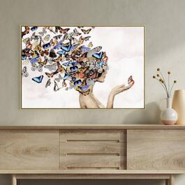 Artisan Home Butterfly Wishes Canvas Wall D&#233;cor