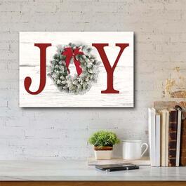 Courtside Market Christmas Joy Gallery Wrapped Canvas Wall Art
