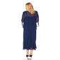 Plus Size R&M Richards Beaded Georgette Jacket Dress - image 2