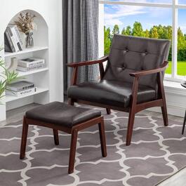 Convenience Concepts Take a Seat Natalie Accent Chair & Ottoman