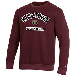 Mens Champion Kutztown University Fleece Crew Sweatshirt