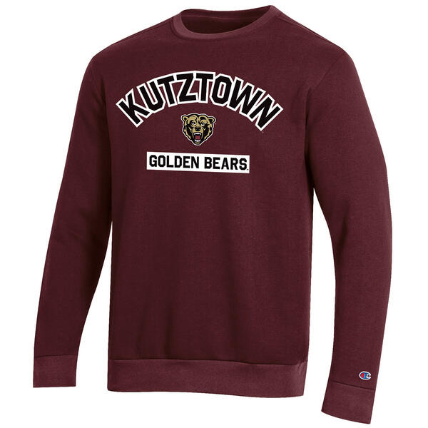 Mens Champion Kutztown University Fleece Crew Sweatshirt - image 