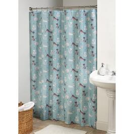 Royal Court Dogs & Cats Collection Shower Curtain