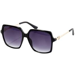 Womens Guess Square Injected Frame Sunglasses