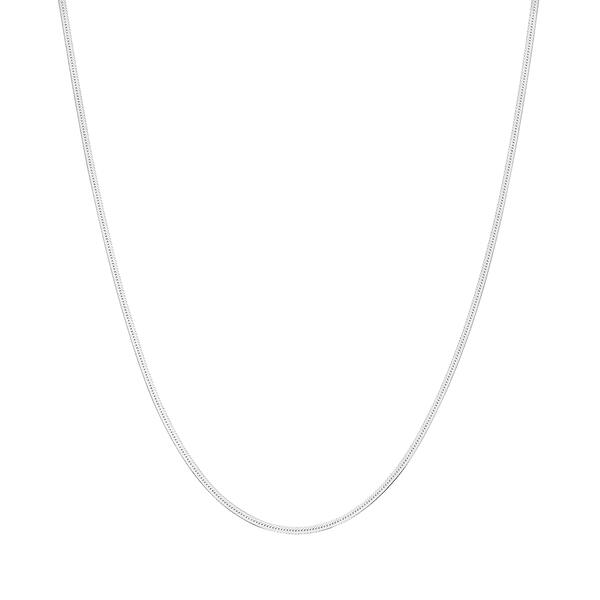 Danecraft 20in. Sterling Silver Herringbone Chain Necklace - image 