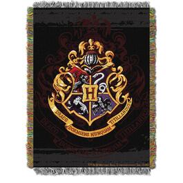 Northwest Harry Potter Hogwarts Decor Woven Tapestry Throw