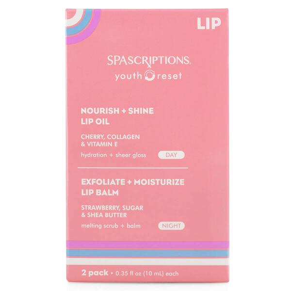 Spascriptions Youth Reset Lip Oil & Lip Balm - image 