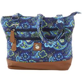 Stone Mountain Floral Paisley Quilted Donna Tote