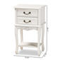 Baxton Studio Gabrielle French Country 2 Drawer Nightstand - image 9