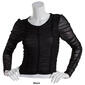 Juniors YMI® Dynamic Ruched Mesh Top - image 3