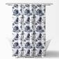 Lush D&#233;cor&#174; French Country Toile Shower Curtain - image 5