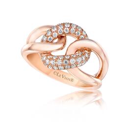 Le Vian&#40;R&#41; 14kt. Strawberry Gold 1/2ctw. Vanilla Diamond Ring