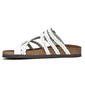 Womens White Mountain Hayleigh Comfort Braided Footbed Sandals - image 3
