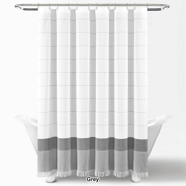 Lush D&#233;cor&#174; Stripe Yarn Dyed Tassel Fringe Curtain