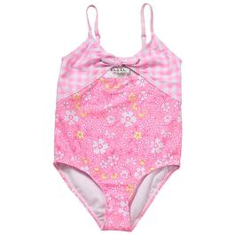 Girls &#40;7-14&#41; Nicole Miller Floral One Piece Swimsuit
