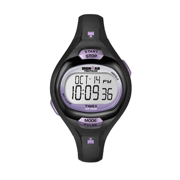 Womens Timex&#40;R&#41; Pulse Black/Purple Watch - T5K1879J - image 