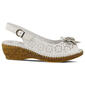 Womens Spring Step Belford Slingback Sandals &#8211; White - image 2