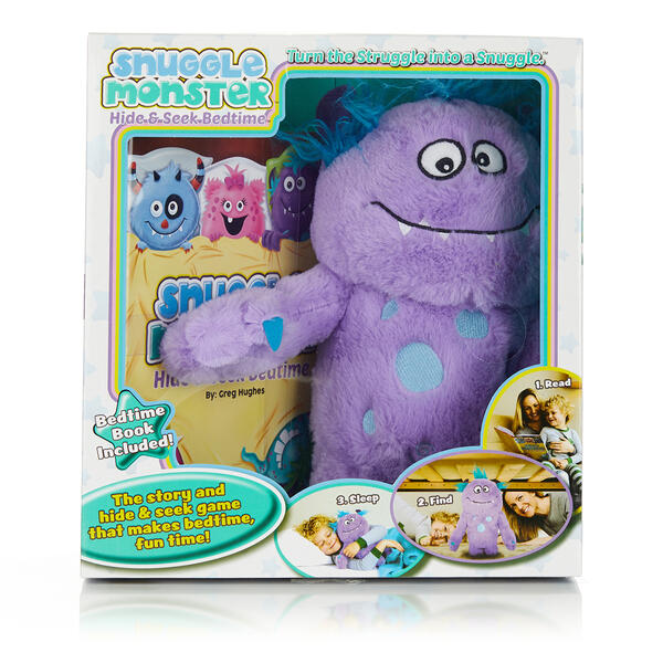 Continuum Games Purple Snuggle Monster Hide & Seek Bedtime - image 