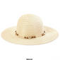 Womens Mad Hatter Floppy Hat with Shells & Beads - image 2
