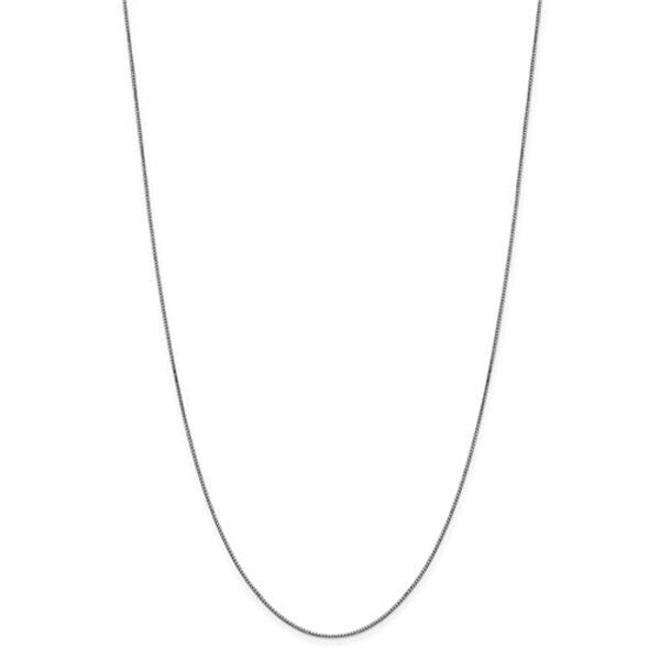 Gold Classics&#40;tm&#41; 14kt. White Gold 20in. Box Necklace - image 