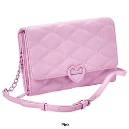 Betsey Johnson Heart Quilted Minibag