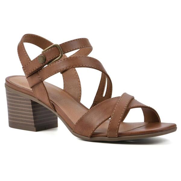 Womens White Mountain Let Go Strappy Sandals - image 