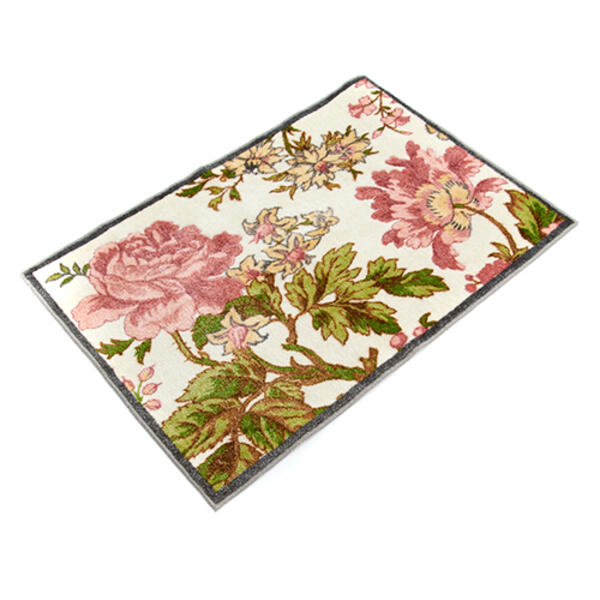 Waverly Charleston Floral Pattern Rectangle Accent Rug - image 