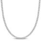 Sterling Silver 12 1/2ctw. Dew Moissanite Tennis Necklace - image 1