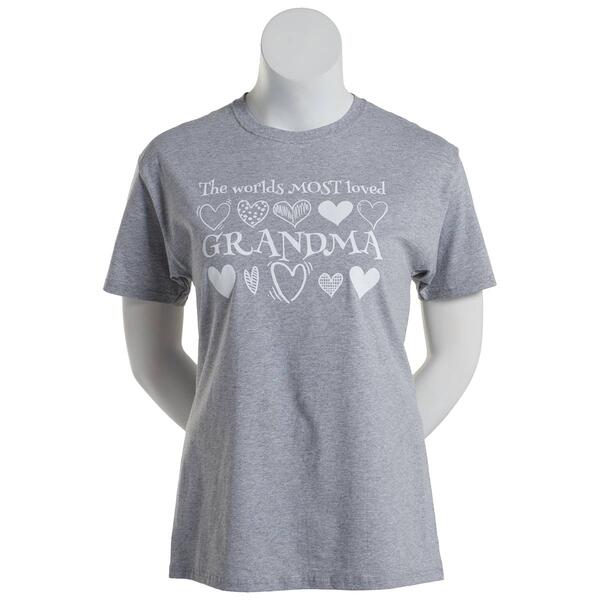 Plus Size JERZEES Short Sleeve World''s Most Loved Grandma - image 