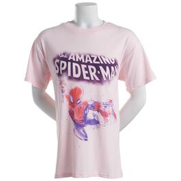 Juniors Freeze The Amazing Spider-Man Airbrushed Graphic Tee