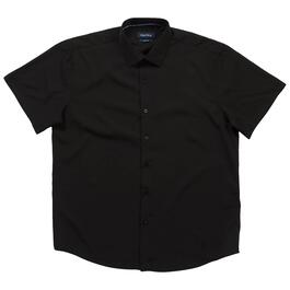 Mens Nautica Slim Fit Super Dress Shirt - Black