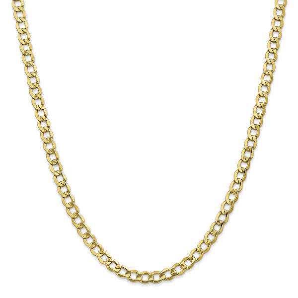 Gold Classics&#40;tm&#41; 10kt. Yellow Gold Semi-Solid Chain Necklace - image 