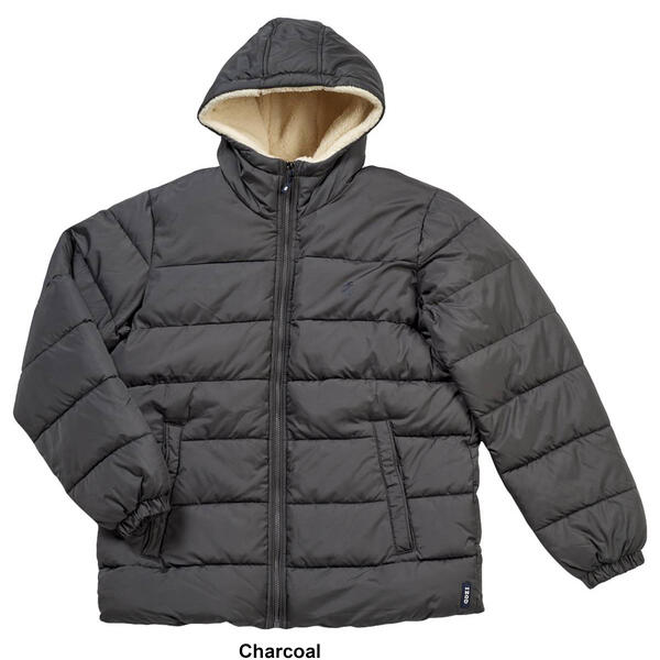 Mens IZOD&#174; Solid Sherpa Lined Puffer