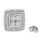 Diamond Classics&#8482; Sterling Silver Diamond Stud Earrings - image 4