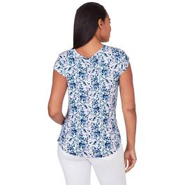 Womens Emaline Delphi Curling Floral Tee