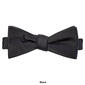 Mens John Henry Satin Solid Bow Tie in Box - image 2