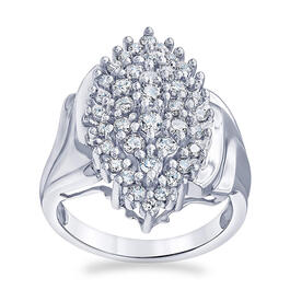 Nova Star&#40;R&#41; Sterling Silver 1ctw. Lab Grown Diamond Statement Ring
