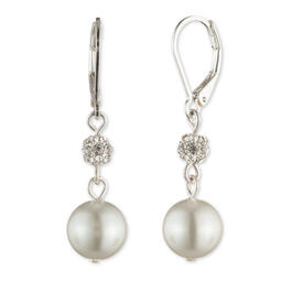 You're Invited Pearl Earrings with Lever Back