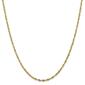 Unisex Gold Classics&#40;tm&#41; 2.5mm. 14k Diamond Cut Light Rope Necklace - image 1